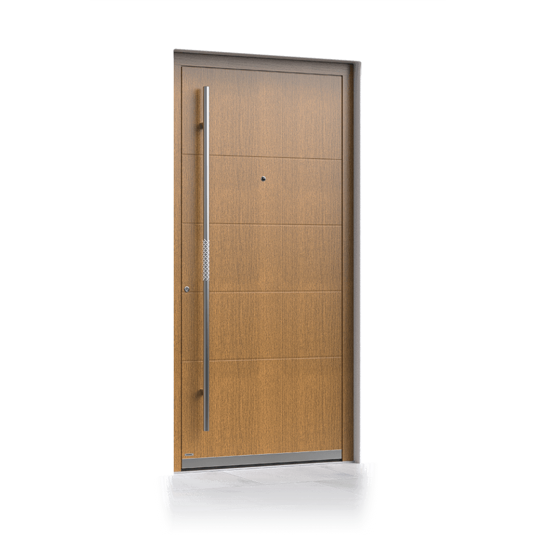 Porta d'ingresso in legno o alluminio